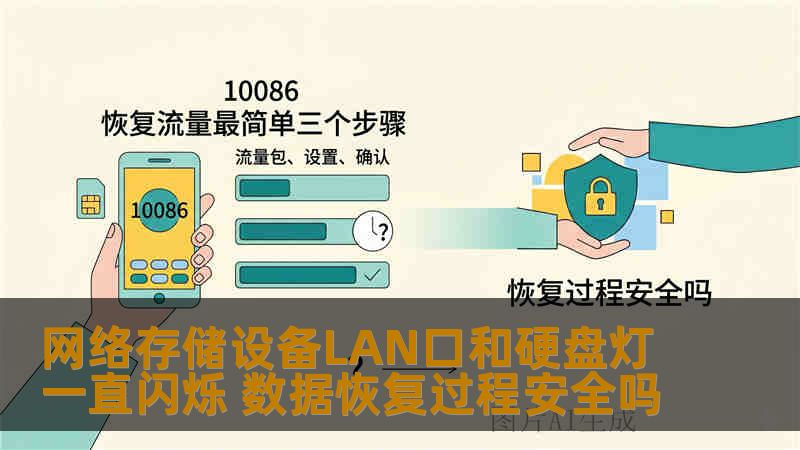 网络存储设备LAN口和硬盘灯一直闪烁 数据恢复过程安全吗