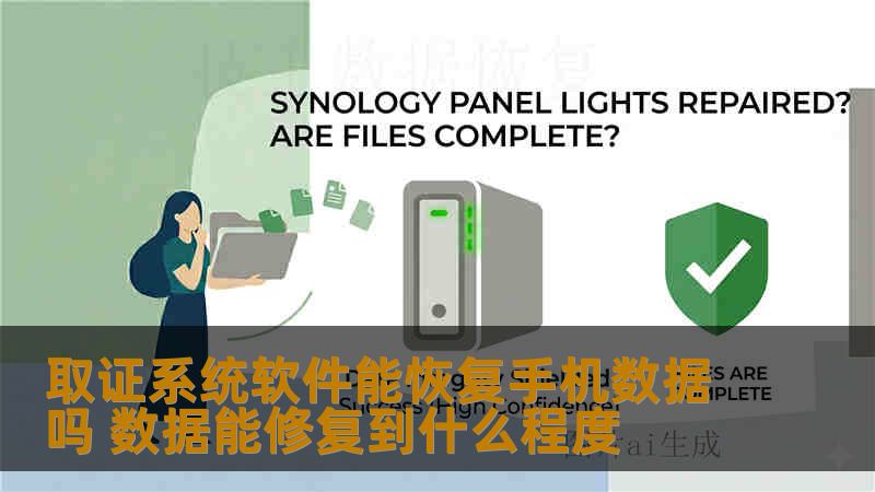 取证系统软件能恢复手机数据吗 数据能修复到什么程度