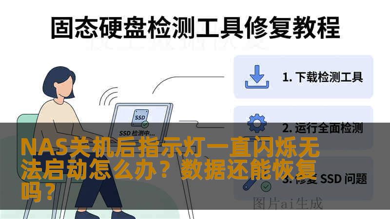 NAS关机后指示灯一直闪烁无法启动怎么办？数据还能恢复吗？