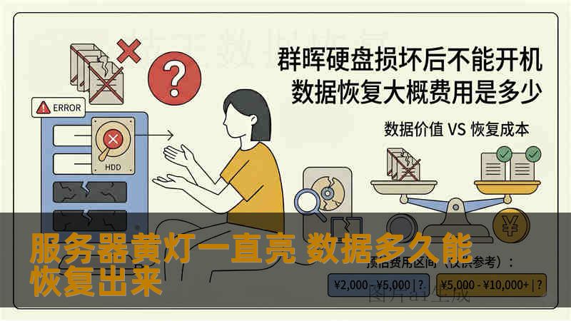 服务器黄灯一直亮 数据多久能恢复出来