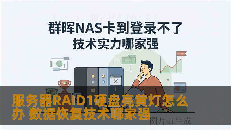 服务器RAID1硬盘亮黄灯怎么办 数据恢复技术哪家强