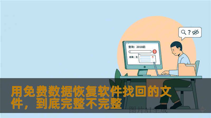 用免费数据恢复软件找回的文件,到底完整不完整 用免费数据恢复软件找回的文件,到底完整不完整
