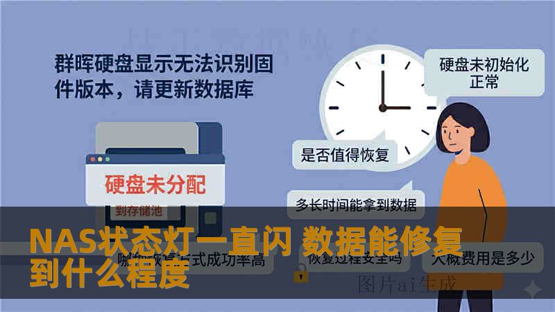 NAS状态灯一直闪 数据能修复到什么程度
