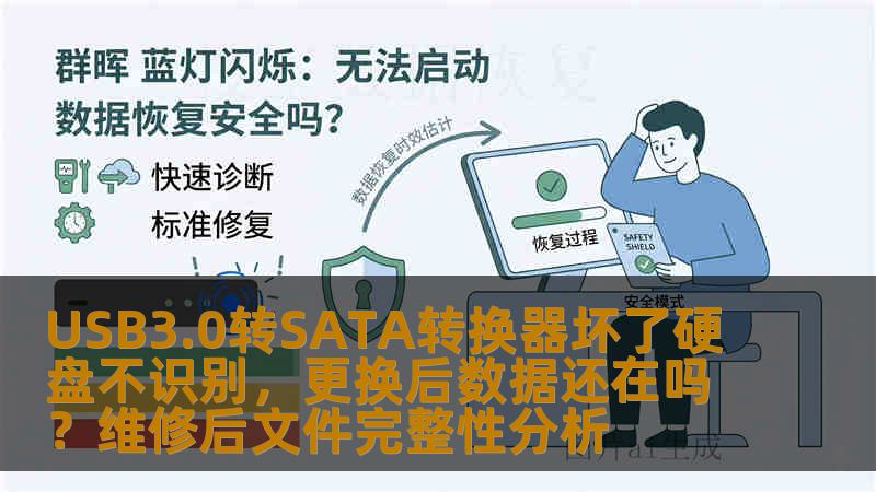 USB3.0转SATA转换器坏了硬盘不识别，更换后数据还在吗？维修后文件完整性分析