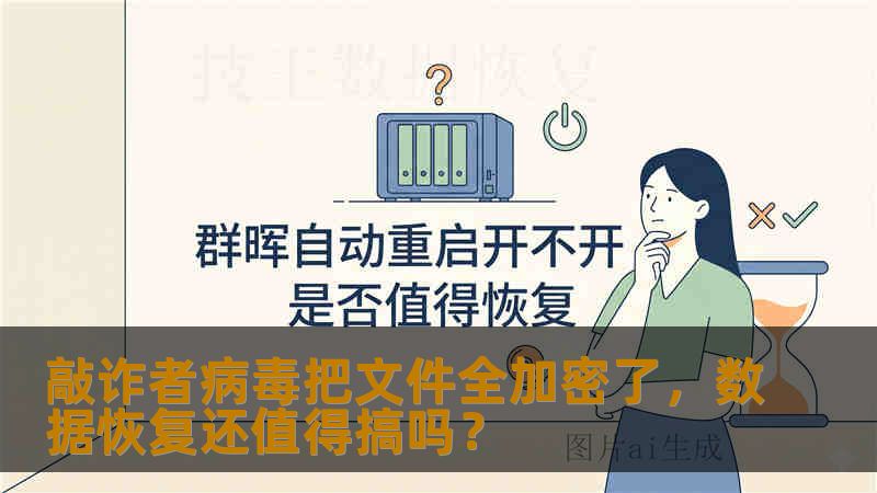 敲诈者病毒把文件全加密了，数据恢复还值得搞吗？