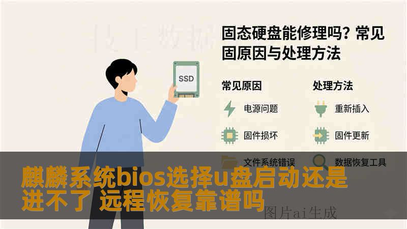 麒麟系统bios选择u盘启动还是进不了 远程恢复靠谱吗