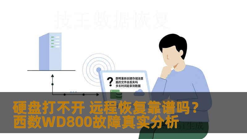 硬盘打不开 远程恢复靠谱吗？西数WD800故障真实分析