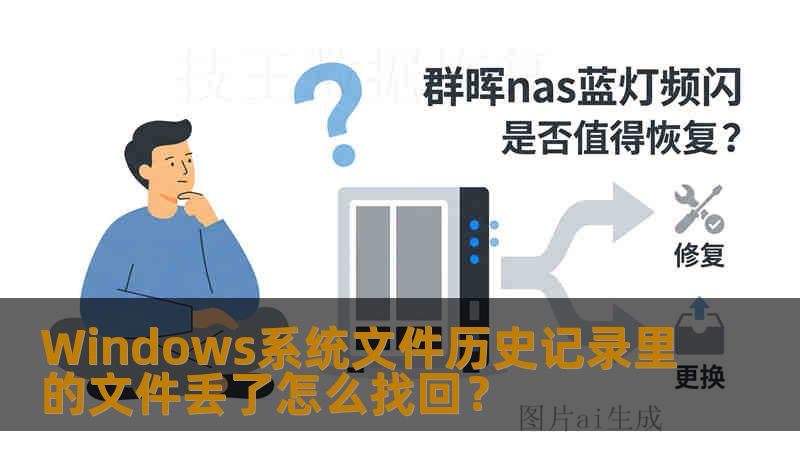 Windows系统文件历史记录里的文件丢了怎么找回? Windows系统文件历史记录里的文件丢了怎么找回?