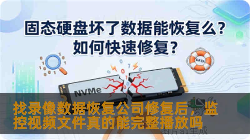 找录像数据恢复公司修复后,监控视频文件真的能完整播放吗 找录像数据恢复公司修复后,监控视频文件真的能完整播放吗