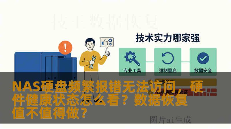 NAS硬盘频繁报错无法访问，硬件健康状态怎么看？数据恢复值不值得做？