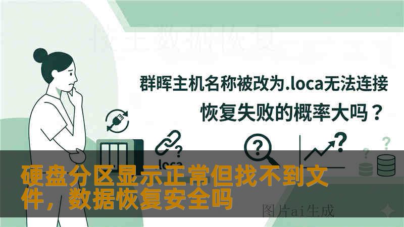 硬盘分区显示正常但找不到文件，数据恢复安全吗