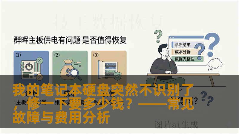 我的笔记本硬盘突然不识别了，修一下要多少钱？——常见故障与费用分析