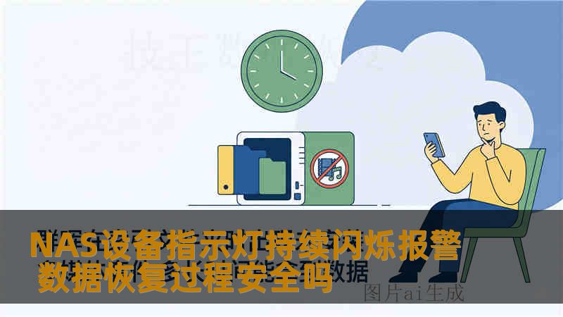 NAS设备指示灯持续闪烁报警 数据恢复过程安全吗