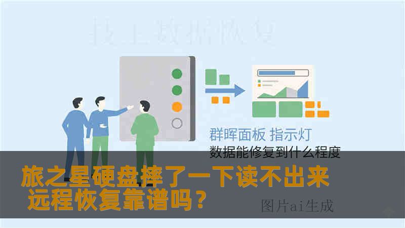 旅之星硬盘摔了一下读不出来 远程恢复靠谱吗？