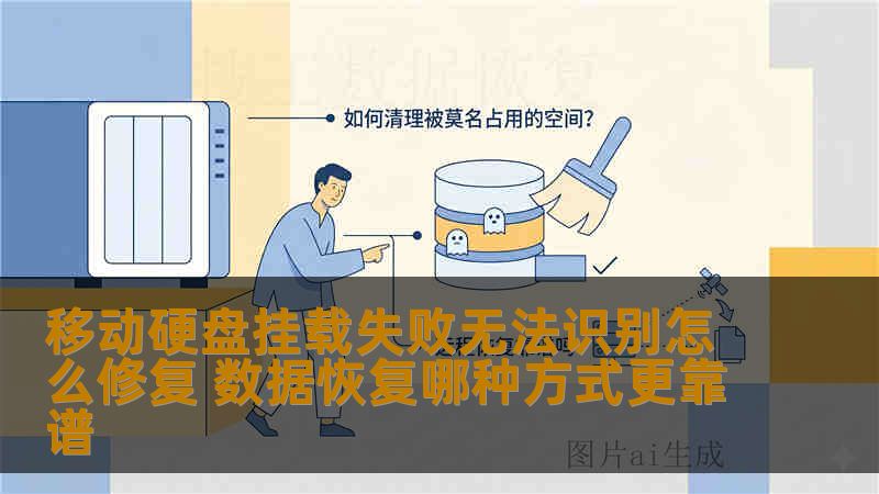 移动硬盘挂载失败无法识别怎么修复 数据恢复哪种方式更靠谱
