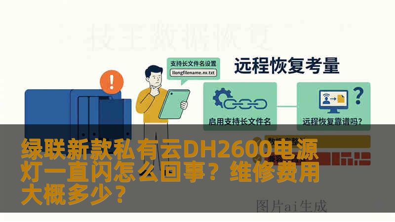 绿联新款私有云DH2600电源灯一直闪怎么回事?维修费用大概多少? 绿联新款私有云DH2600电源灯一直闪怎么回事?维修费用大概多少?