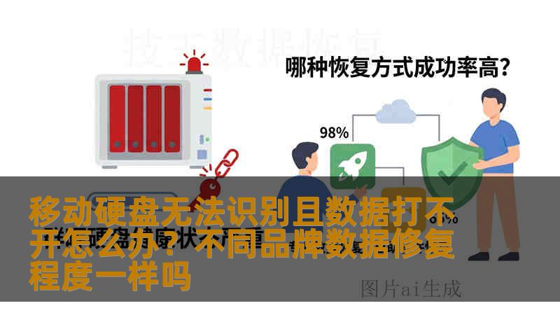 移动硬盘无法识别且数据打不开怎么办?不同品牌数据修复程度一样吗 移动硬盘无法识别且数据打不开怎么办?不同品牌数据修复程度一样吗