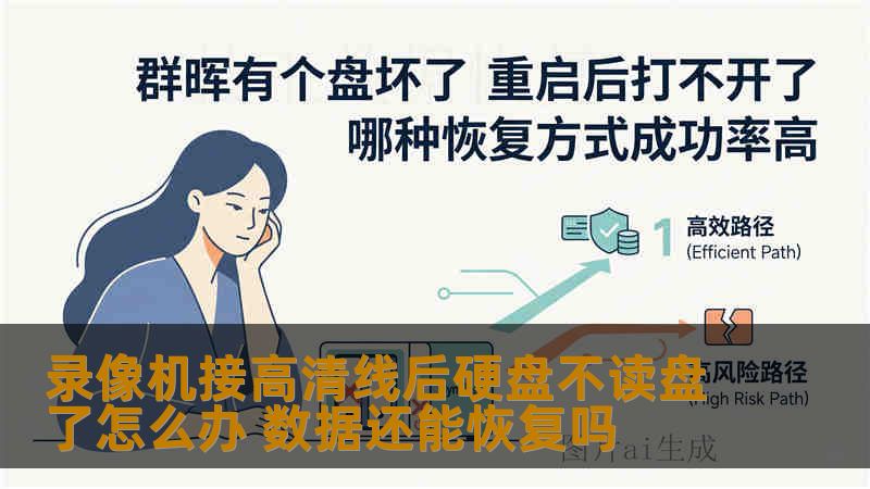 录像机接高清线后硬盘不读盘了怎么办 数据还能恢复吗