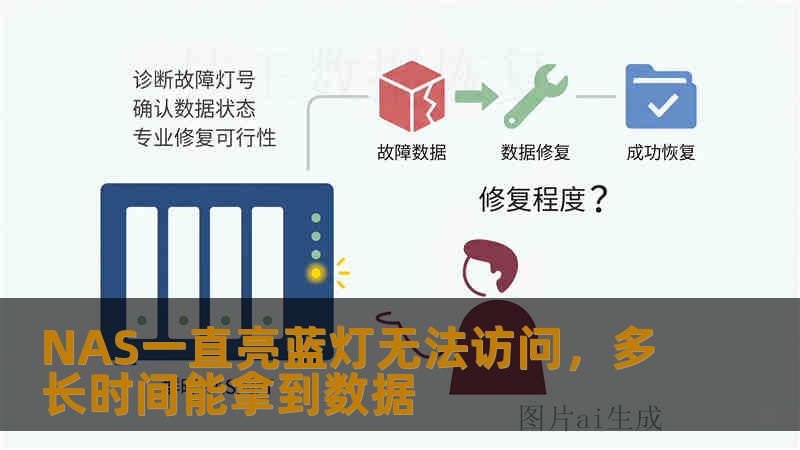 NAS一直亮蓝灯无法访问，多长时间能拿到数据