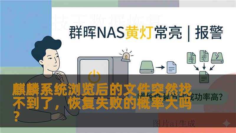 麒麟系统浏览后的文件突然找不到了，恢复失败的概率大吗？