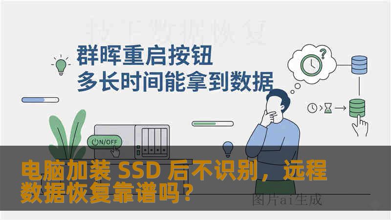 电脑加装 SSD 后不识别，远程数据恢复靠谱吗？