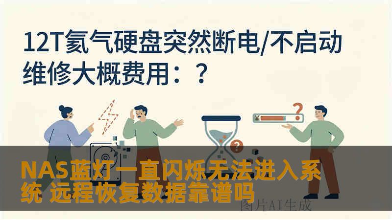 NAS蓝灯一直闪烁无法进入系统 远程恢复数据靠谱吗