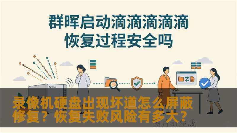 录像机硬盘出现坏道怎么屏蔽修复？恢复失败风险有多大？