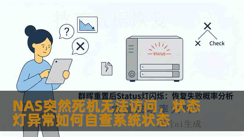 NAS突然死机无法访问，状态灯异常如何自查系统状态