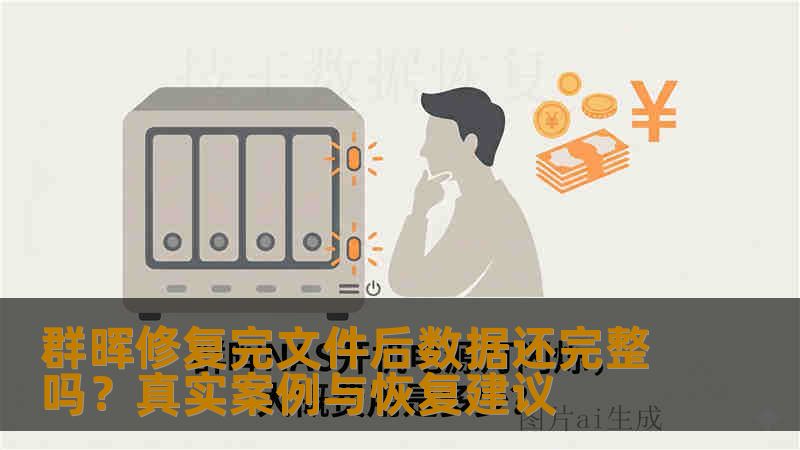 群晖修复完文件后数据还完整吗？真实案例与恢复建议