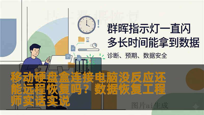 移动硬盘盒连接电脑没反应还能远程恢复吗？数据恢复工程师实话实说