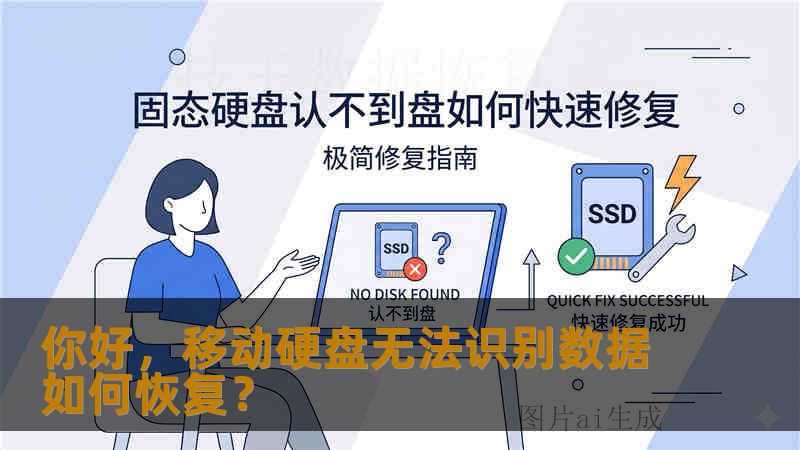 你好，移动硬盘无法识别数据如何恢复？