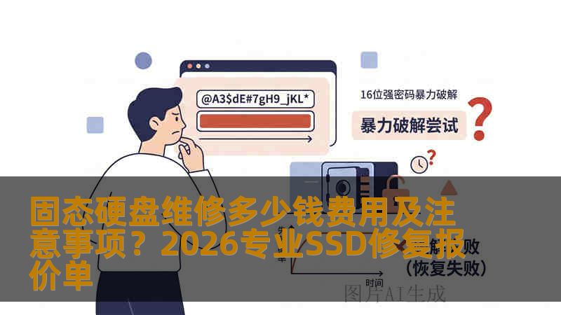 固态硬盘维修多少钱费用及注意事项？2026专业SSD修复报价单