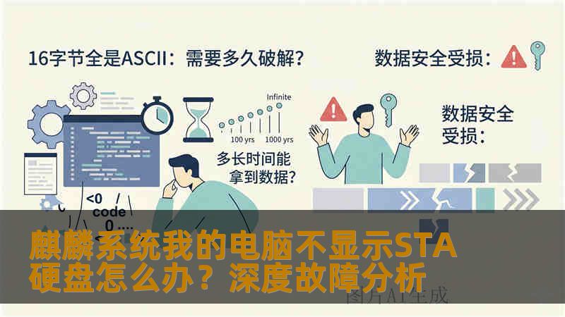 麒麟系统我的电脑不显示STA硬盘怎么办？深度故障分析