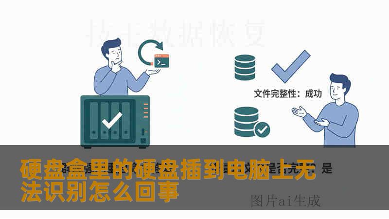 硬盘盒里的硬盘插到电脑上无法识别怎么回事