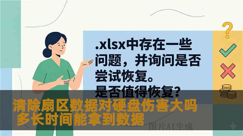 清除扇区数据对硬盘伤害大吗 多长时间能拿到数据