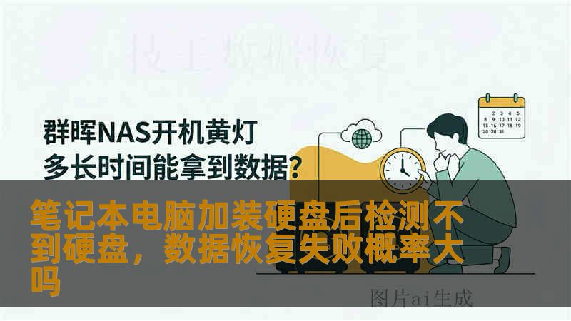 笔记本电脑加装硬盘后检测不到硬盘，数据恢复失败概率大吗