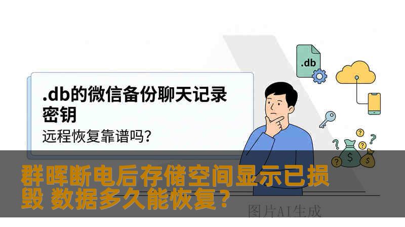 群晖断电后存储空间显示已损毁 数据多久能恢复? 群晖断电后存储空间显示已损毁 数据多久能恢复?