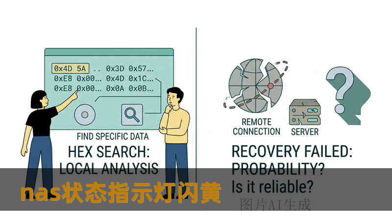 nas状态指示灯闪黄