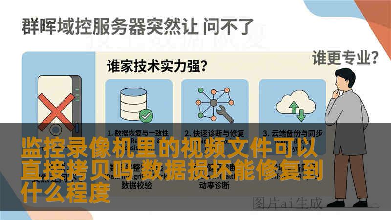 监控录像机里的视频文件可以直接拷贝吗 数据损坏能修复到什么程度