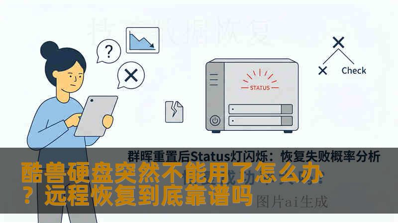 酷兽硬盘突然不能用了怎么办？远程恢复到底靠谱吗