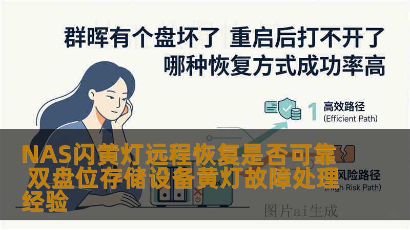 NAS闪黄灯远程恢复是否可靠 双盘位存储设备黄灯故障处理经验