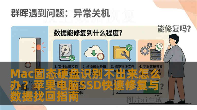Mac固态硬盘识别不出来怎么办？苹果电脑SSD快速修复与数据找回指南