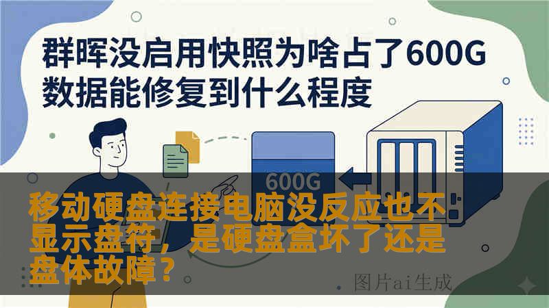移动硬盘连接电脑没反应也不显示盘符，是硬盘盒坏了还是盘体故障？