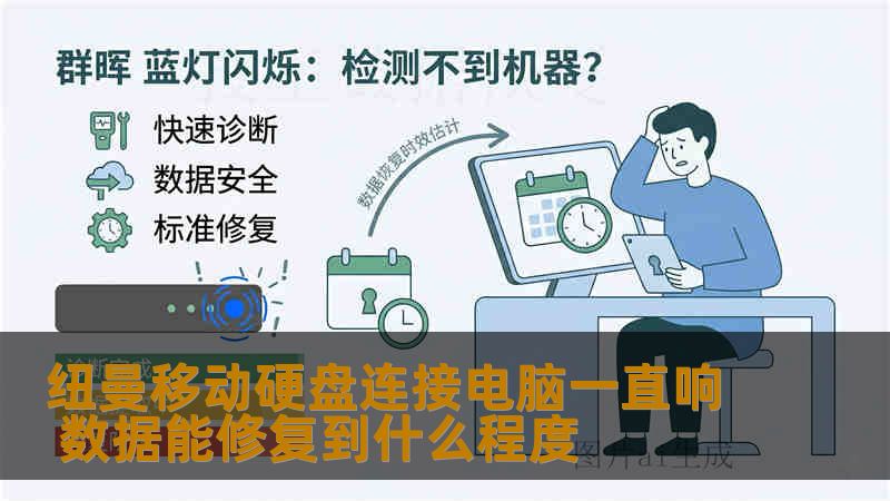 纽曼移动硬盘连接电脑一直响 数据能修复到什么程度