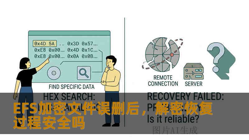 EFS加密文件误删后，解密恢复过程安全吗