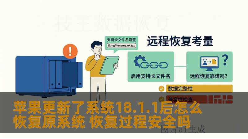 苹果更新了系统18.1.1后怎么恢复原系统 恢复过程安全吗