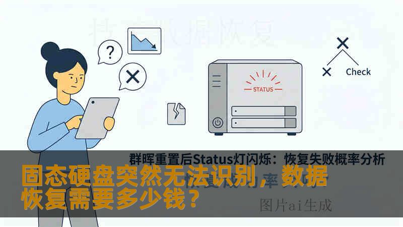 固态硬盘突然无法识别，数据恢复需要多少钱？