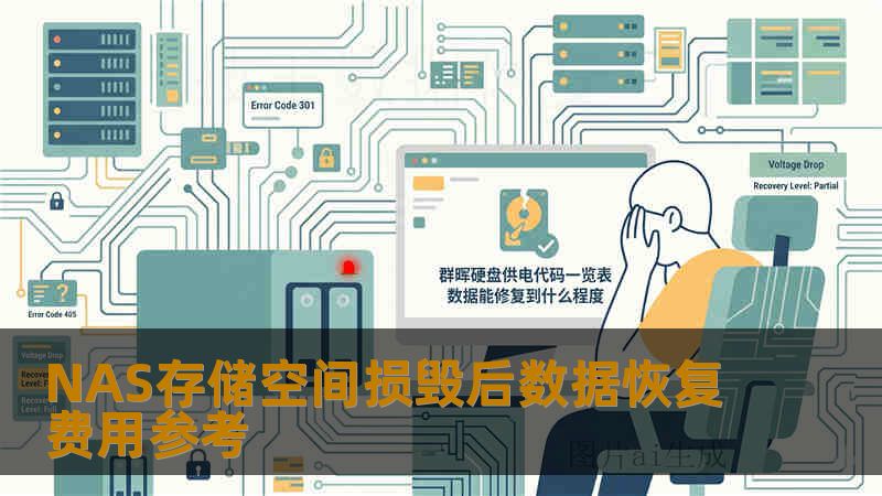 NAS存储空间损毁后数据恢复费用参考