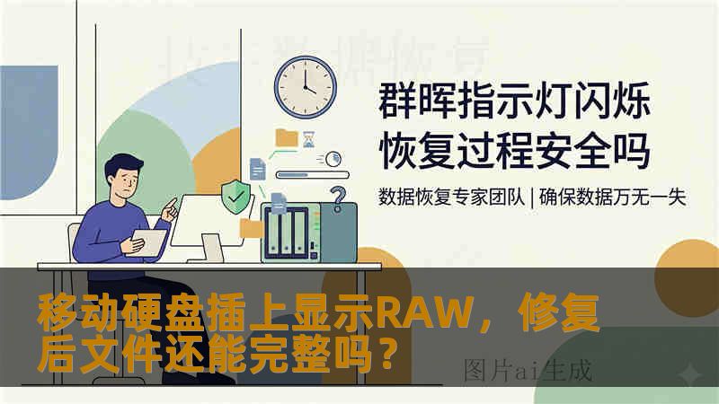 移动硬盘插上显示RAW，修复后文件还能完整吗？