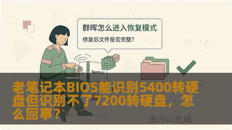 老笔记本BIOS能识别5400转硬盘但识别不了7200转硬盘，怎么回事？
